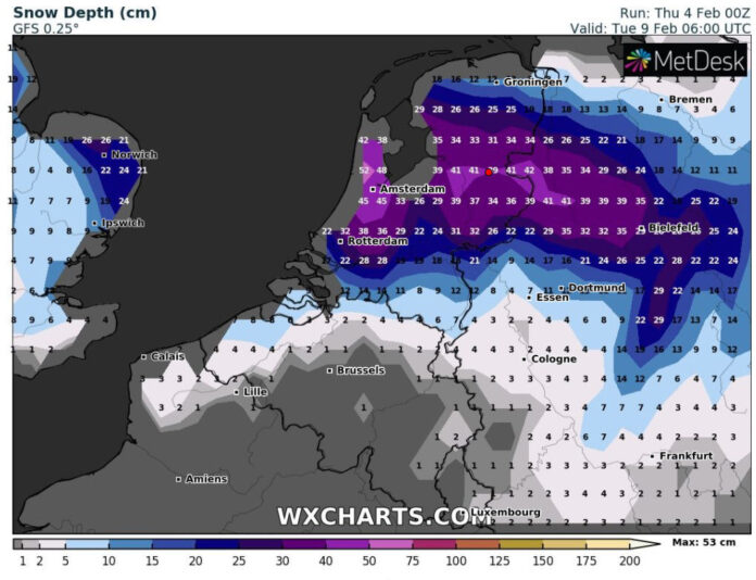 Sneeuw voorspelling voor Nederland. Wordt er sneeuw verwacht?